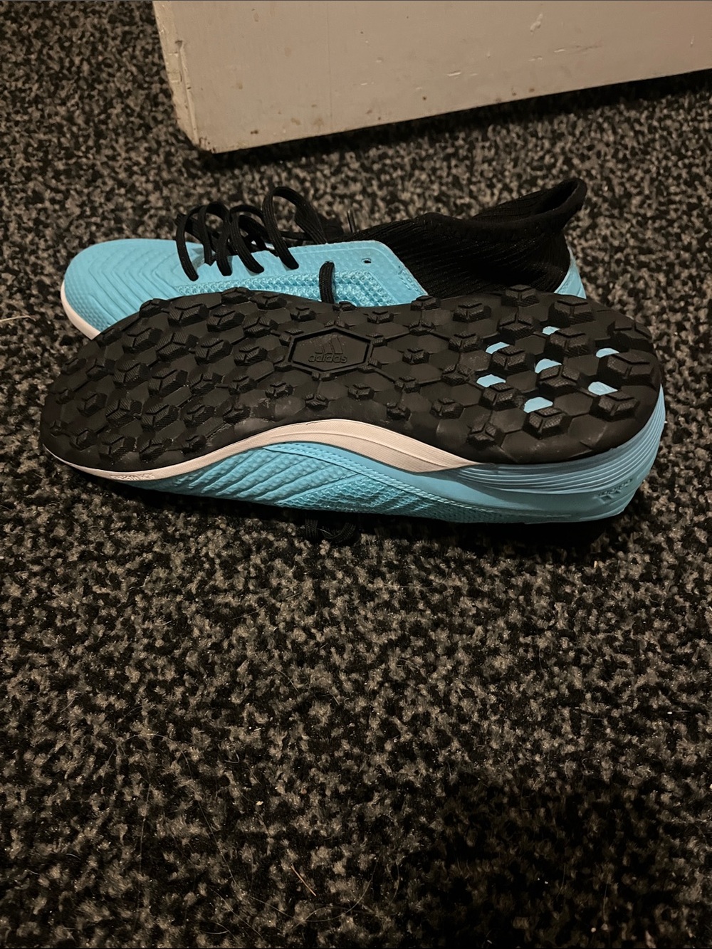 adidas Predator Indoor Soccer Shoes - Aqua & Black - Picture 2 of 4